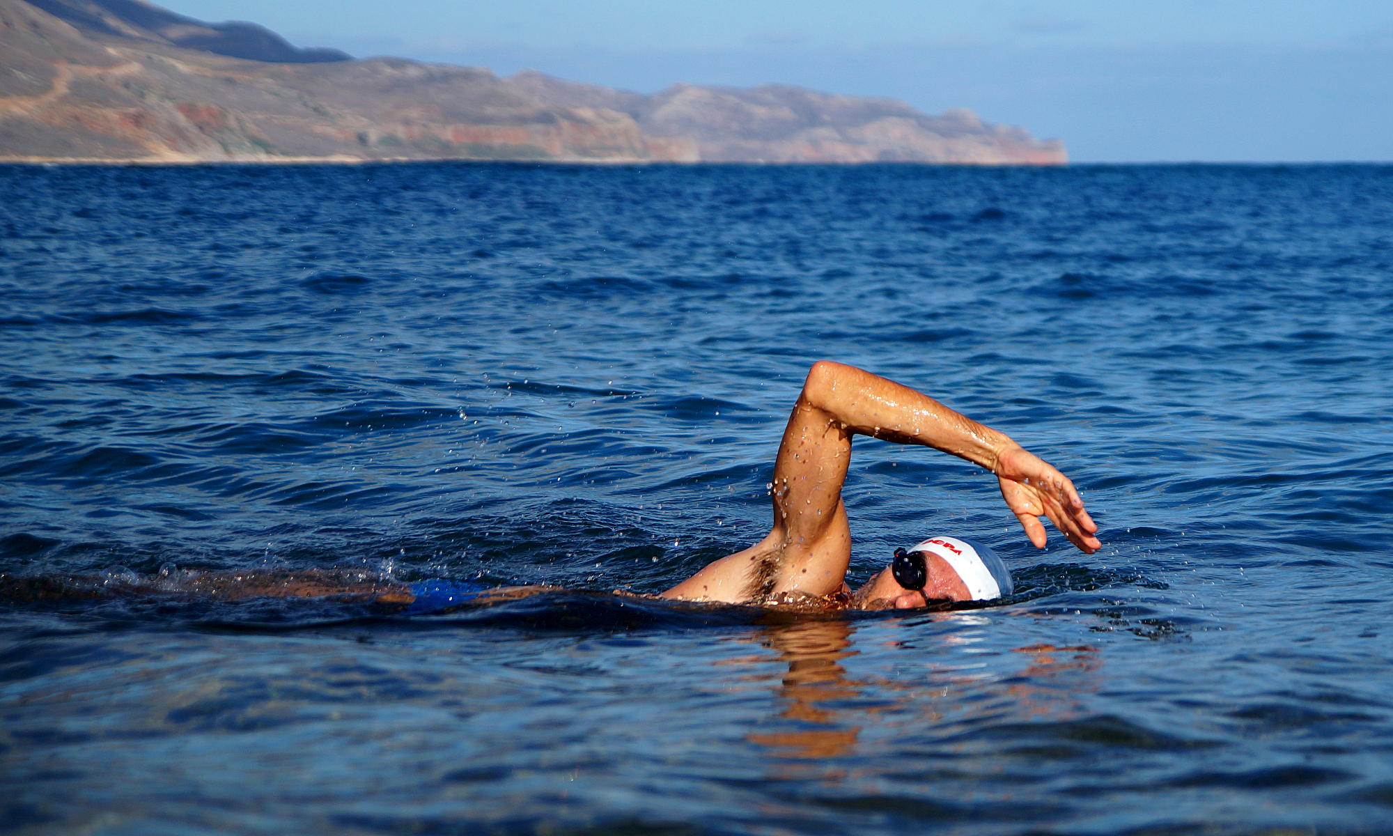 Swimming in Crete